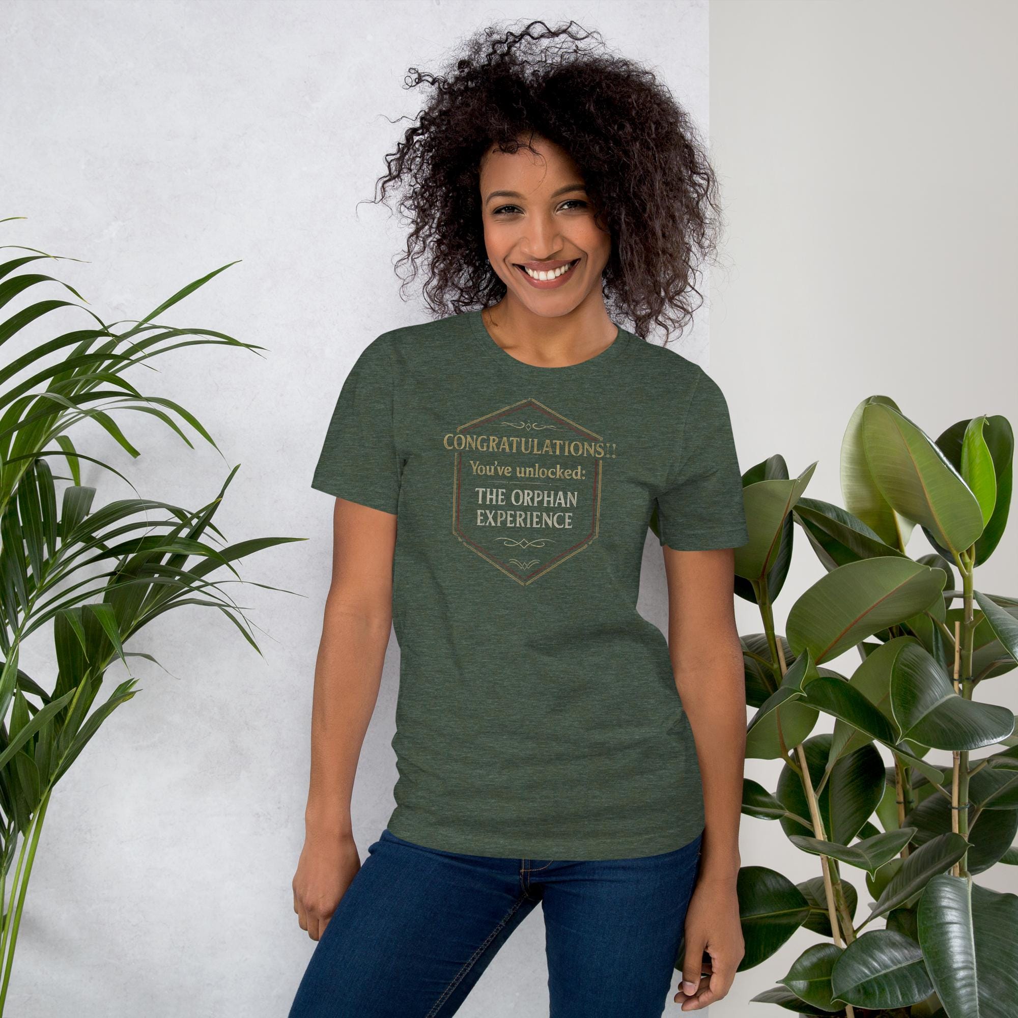 Achievement Tee “Congratulations! You’ve Unlocked: The Orphan Experience” additional view 1