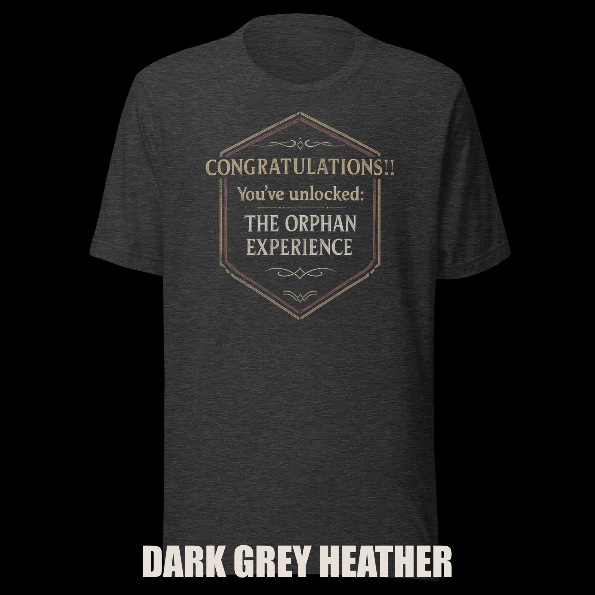 Achievement Tee “Congratulations! You’ve Unlocked: The Orphan Experience” additional view 3