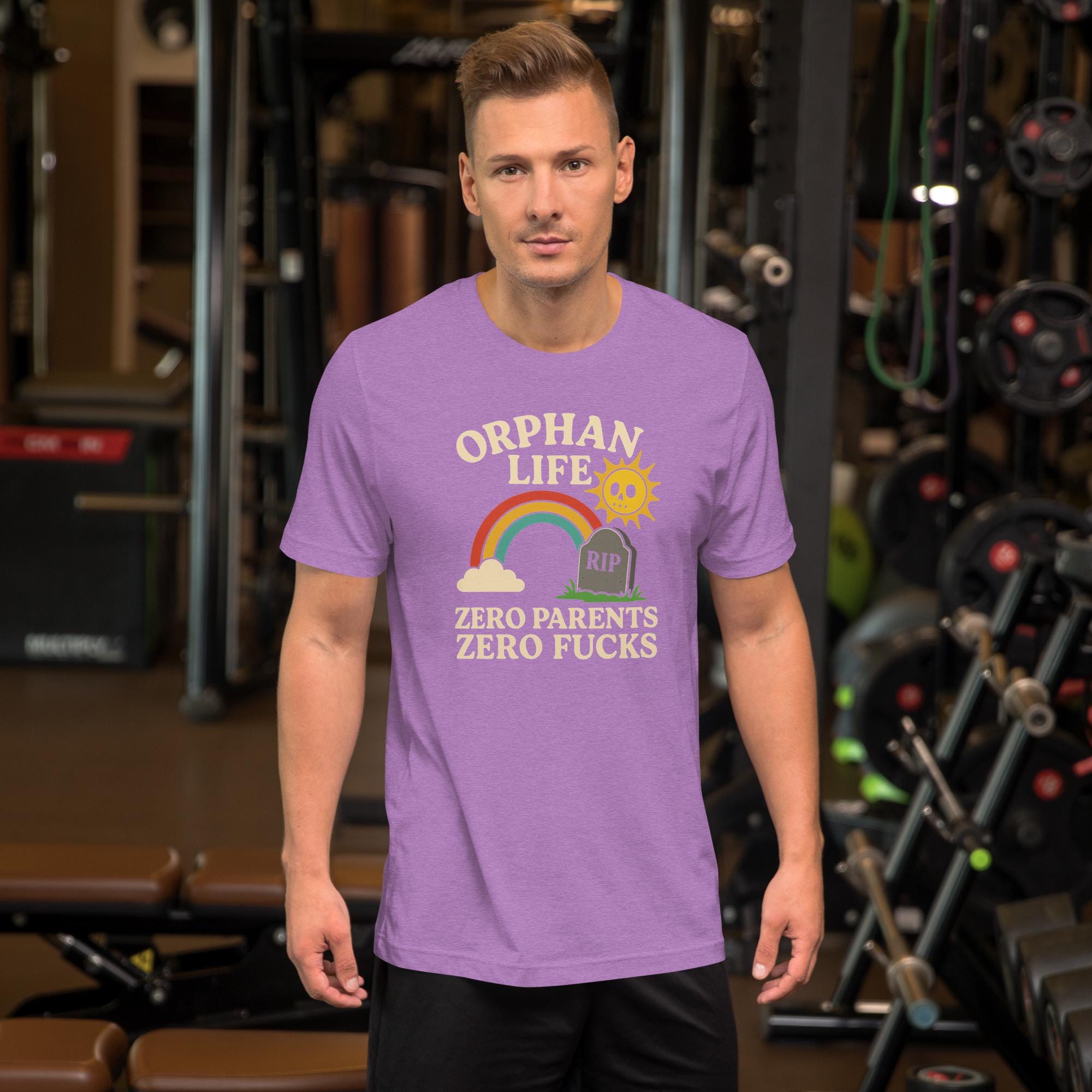Orphan Tee: "Zero Parents, Zero F*cks" by R²