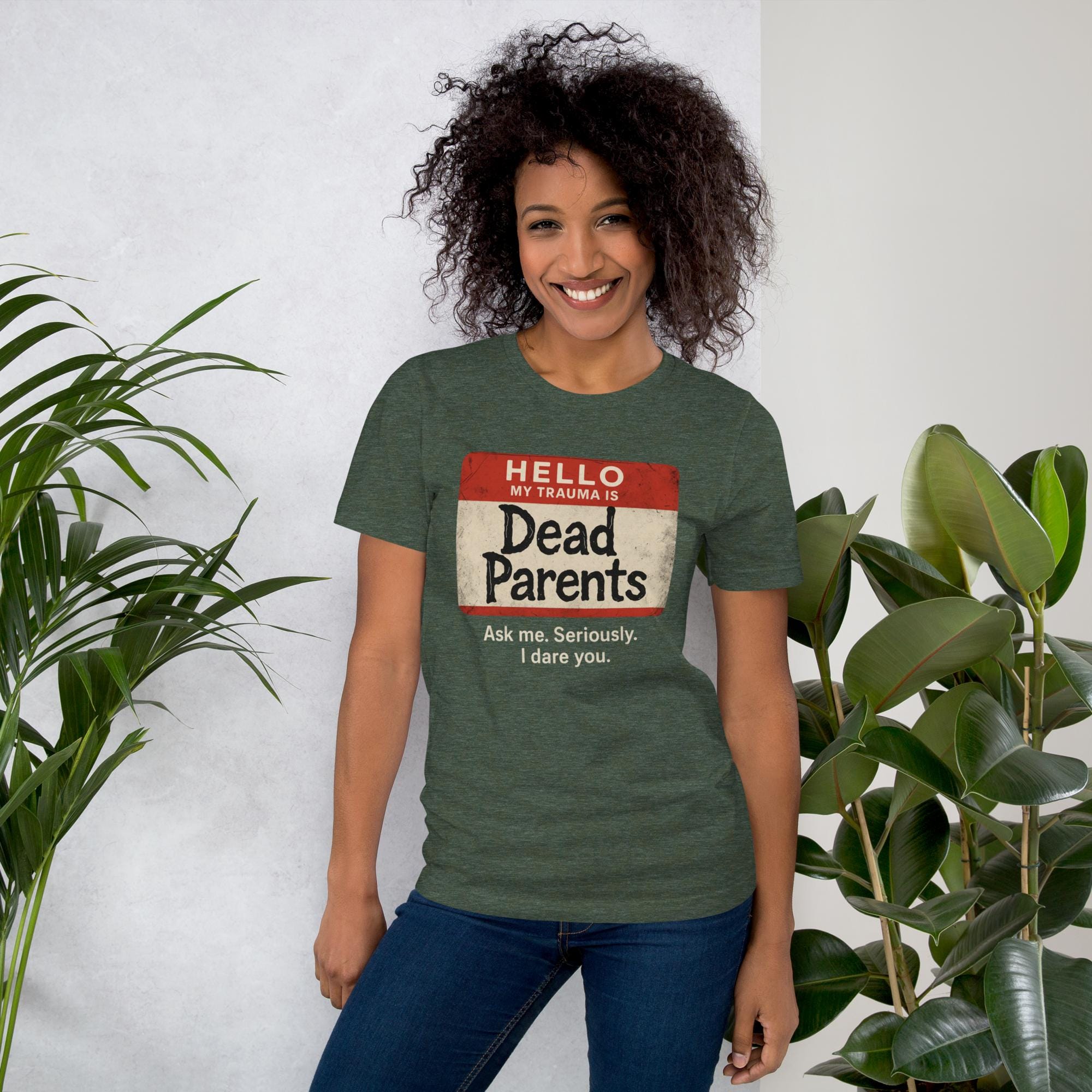 'Dead Parents' Badge Tee additional view 1