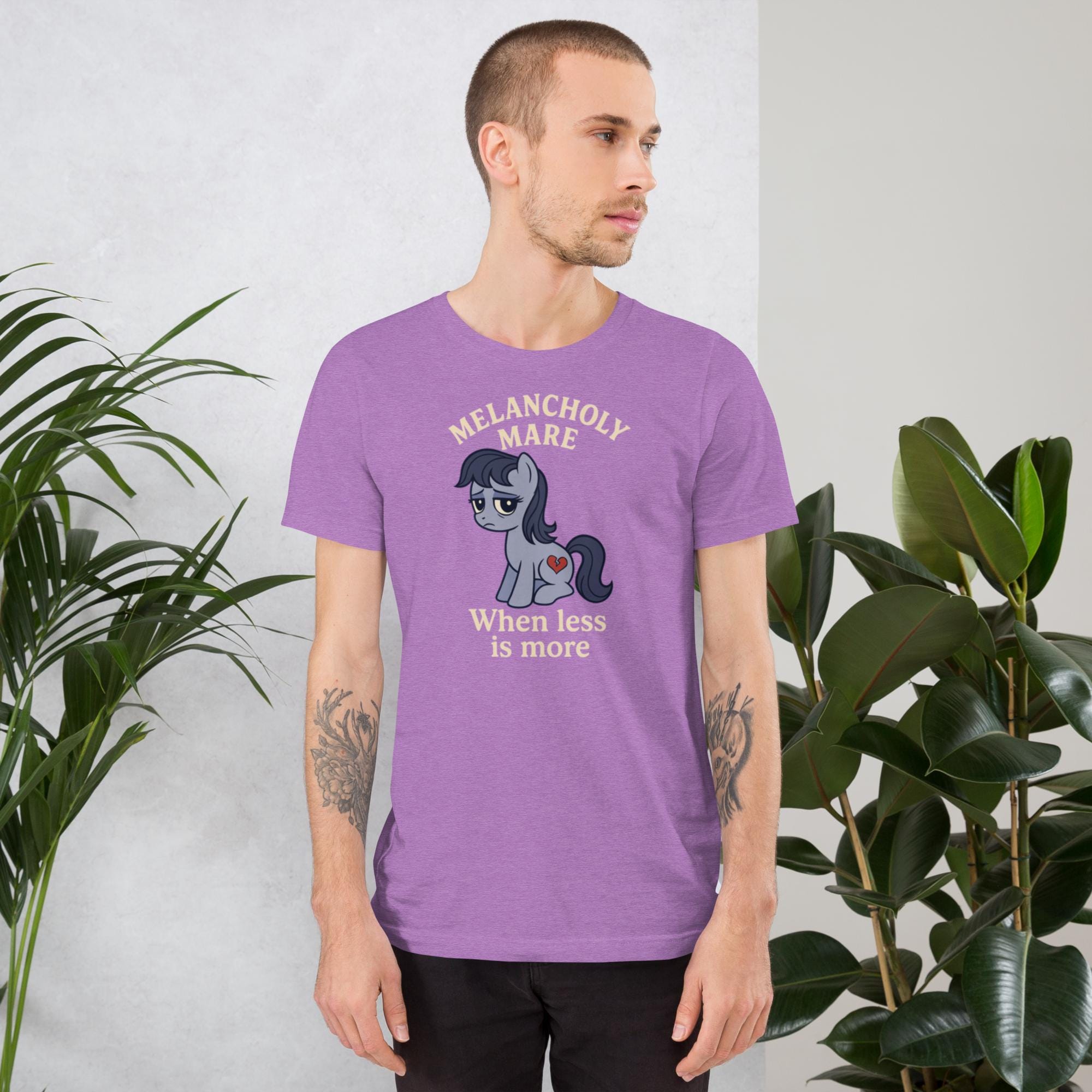 A Darkly Whimsical Tribute Tee “When less is more.” by R²