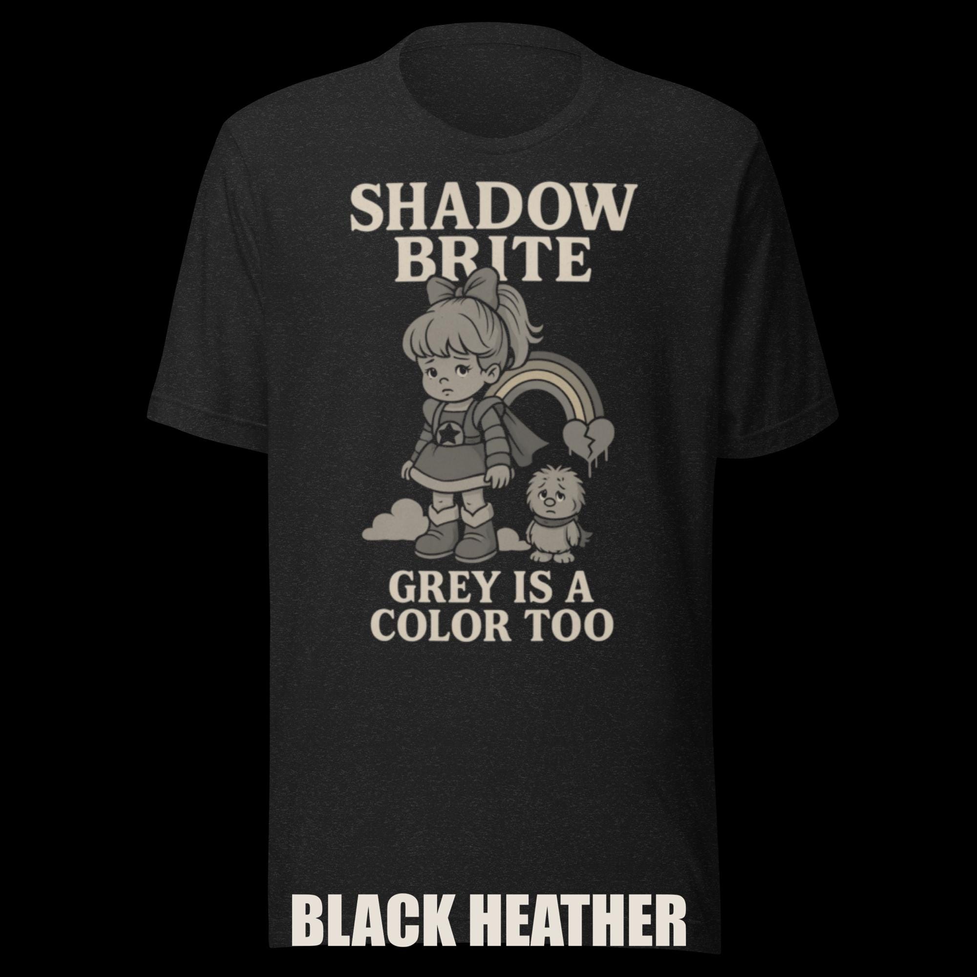 Shadow Brite Sadcore Nostalgia Tee "Grey Is a Color Too" additional view 2