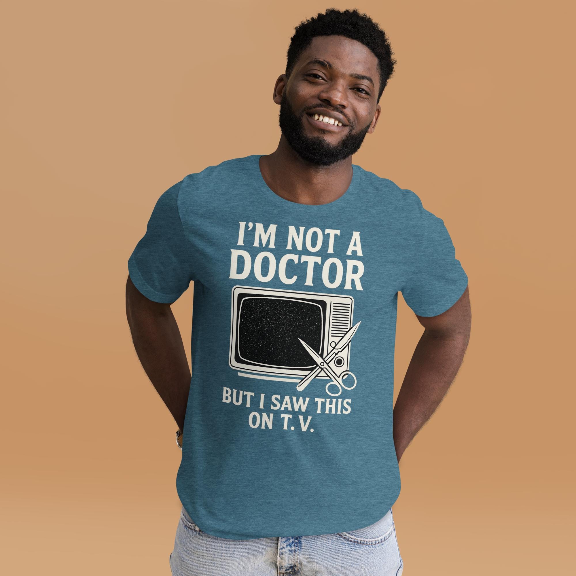 Retro TV Graphic Tee: Sarcastic Dark Humor Shirt additional view 1