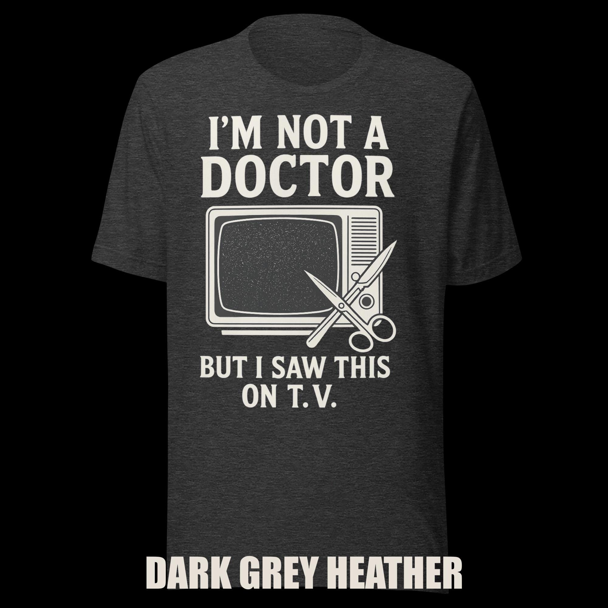 Retro TV Graphic Tee: Sarcastic Dark Humor Shirt additional view 3