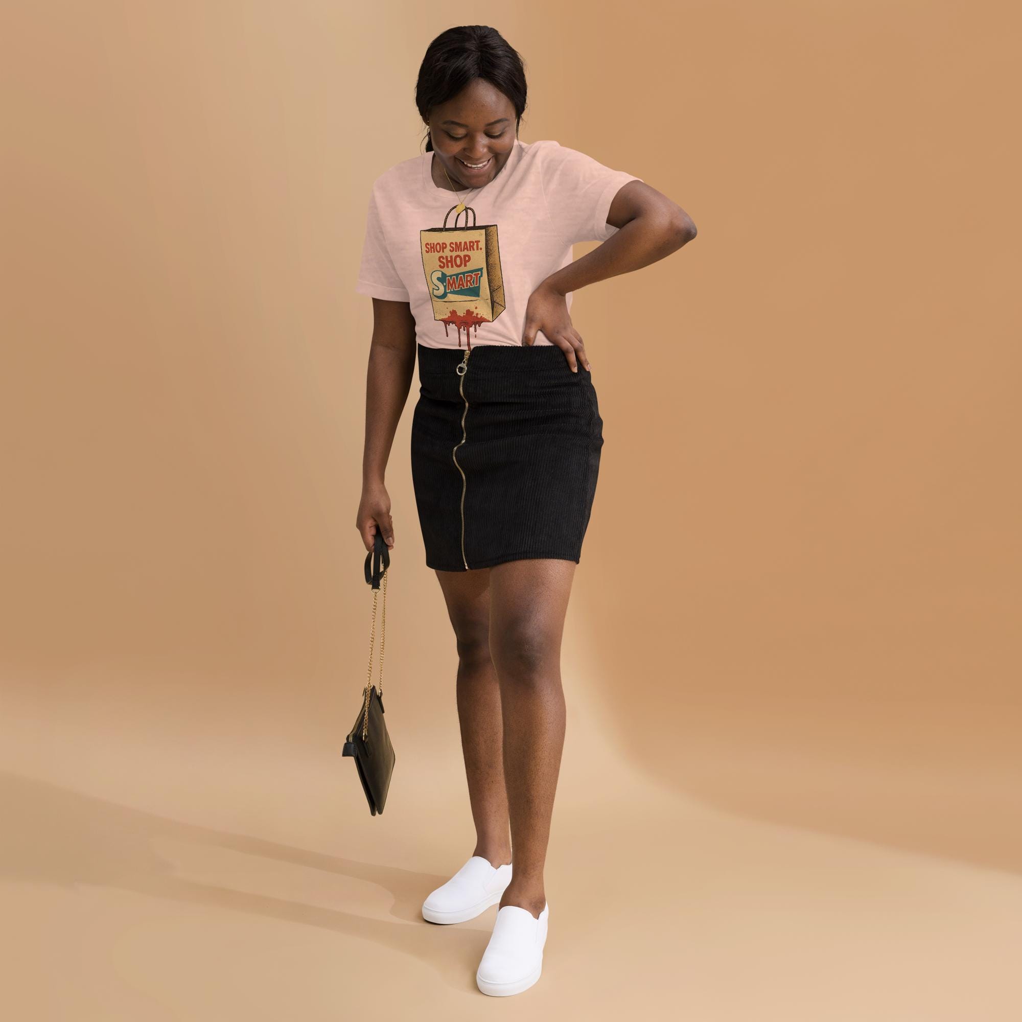 Shop Smart S-Mart Shirt: Retro Horror Parody Graphic Tee additional view 1