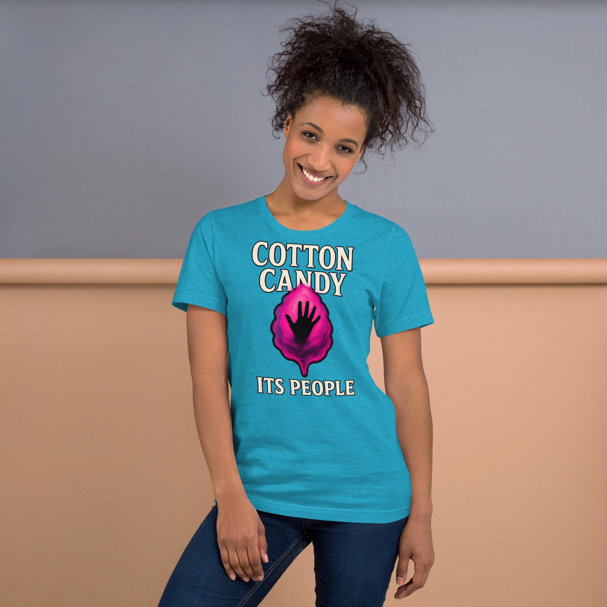 Cotton Candy Horror Parody T-Shirt: Dark Humor Circus Tee by R²