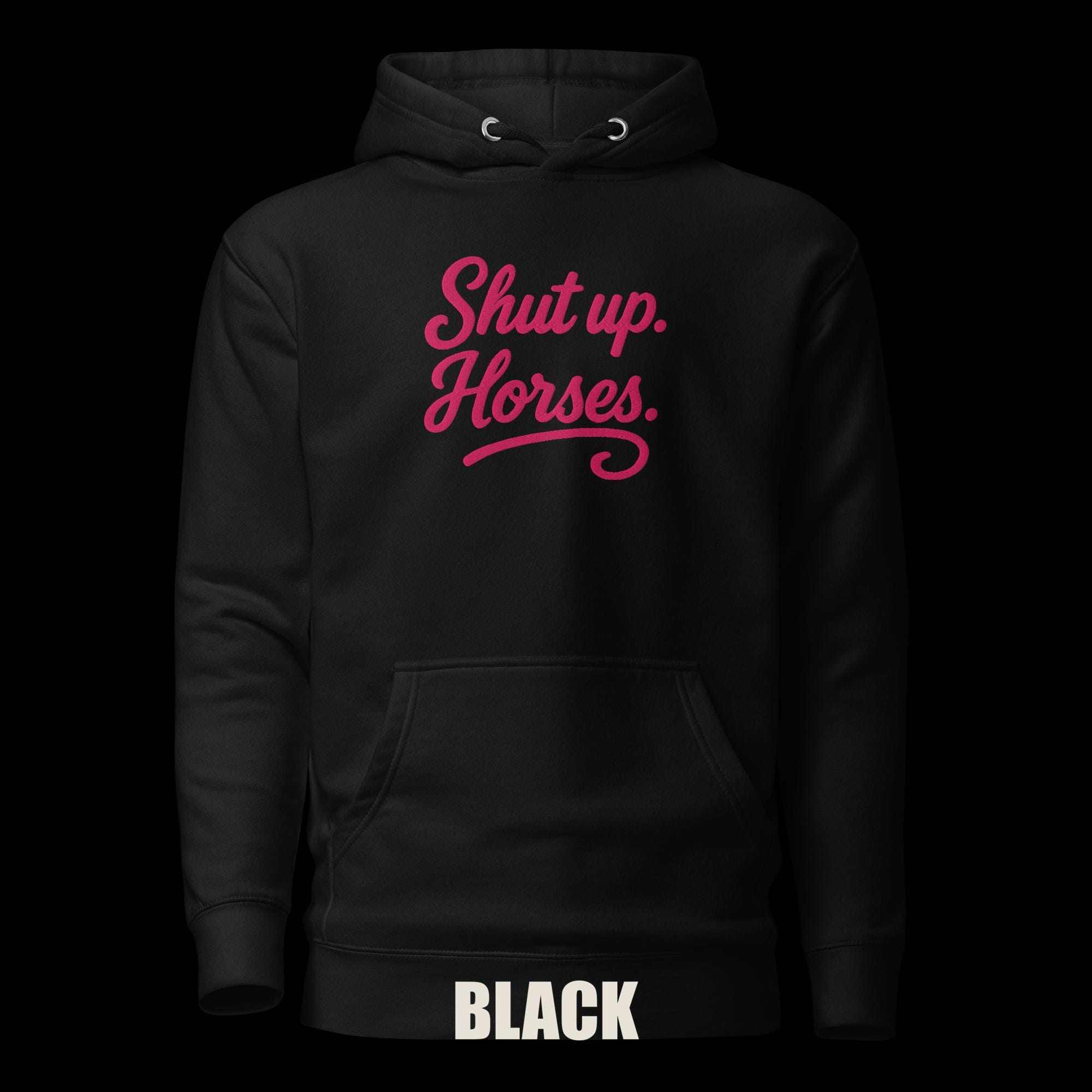 Shut Up. Horses. Embroidery additional view 2