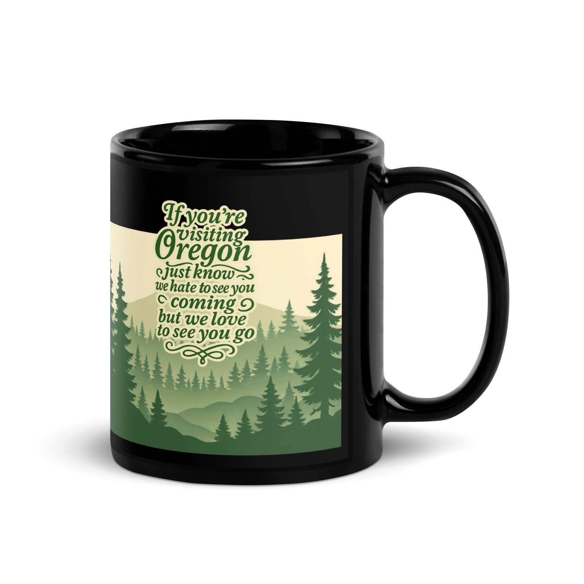 Oregon Black Mug additional view 3