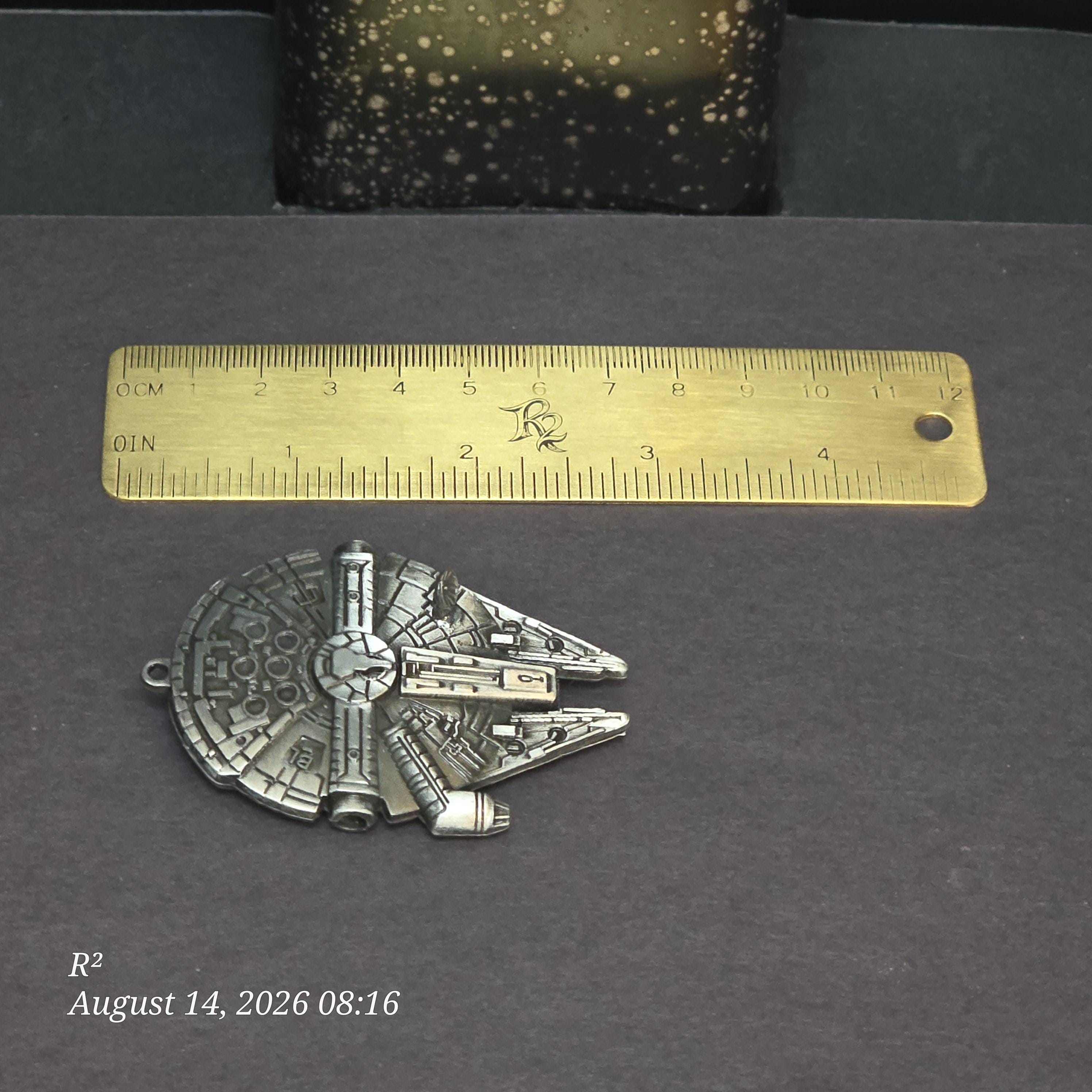 Millennium Falcon Inspired Dangle Plug Earrings additional view 2