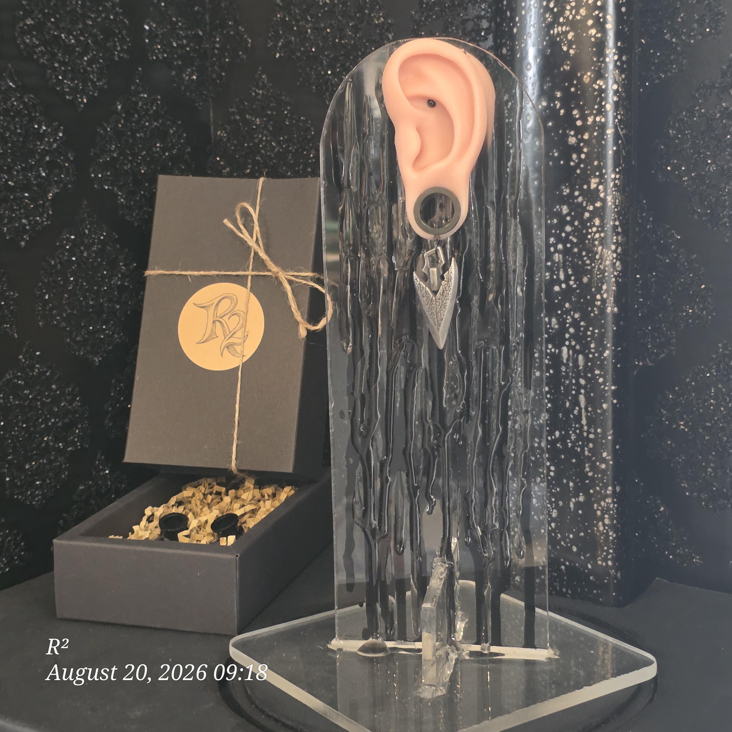Viking Spearhead Dangle Plug Earrings by R²