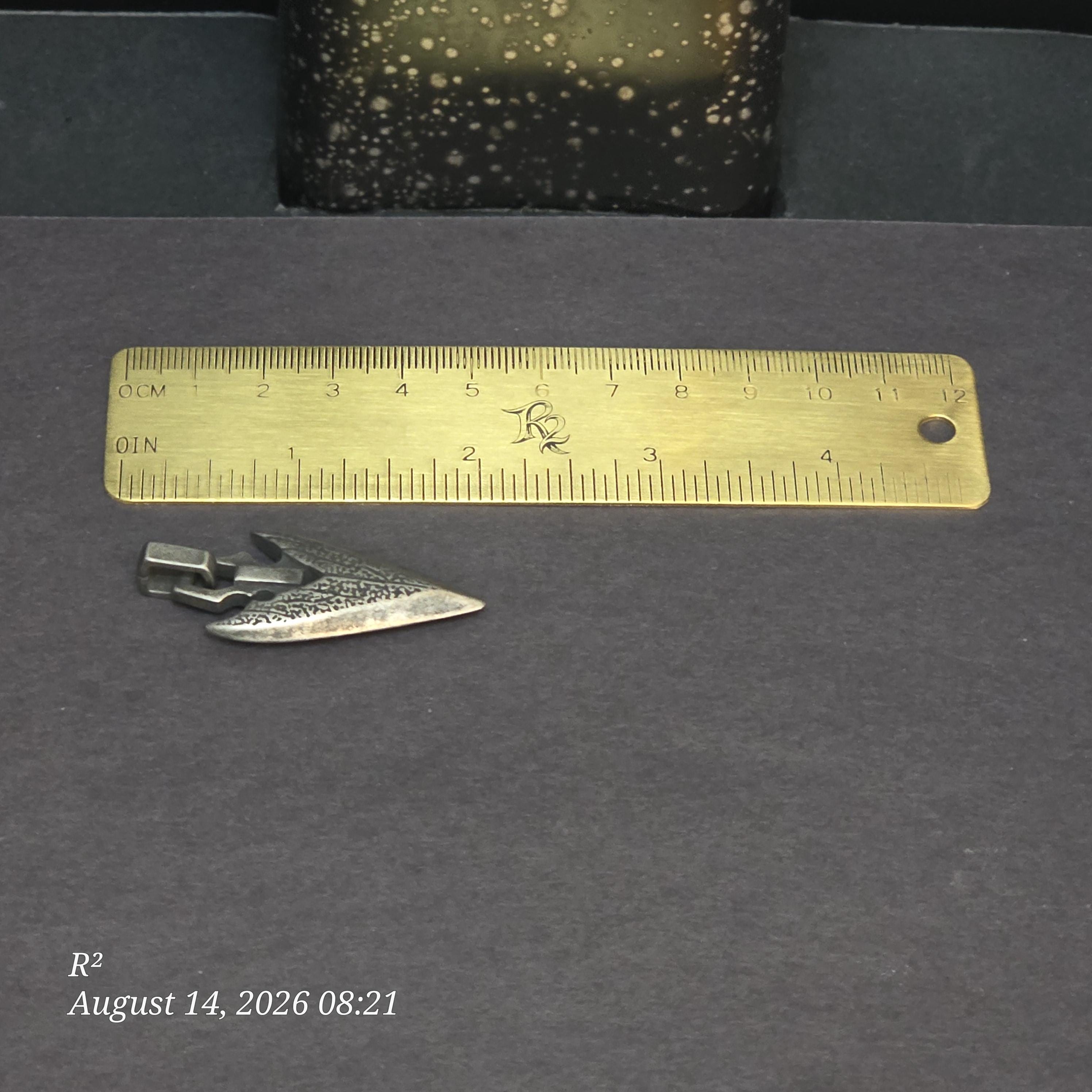 Viking Spearhead Dangle Plug Earrings additional view 2