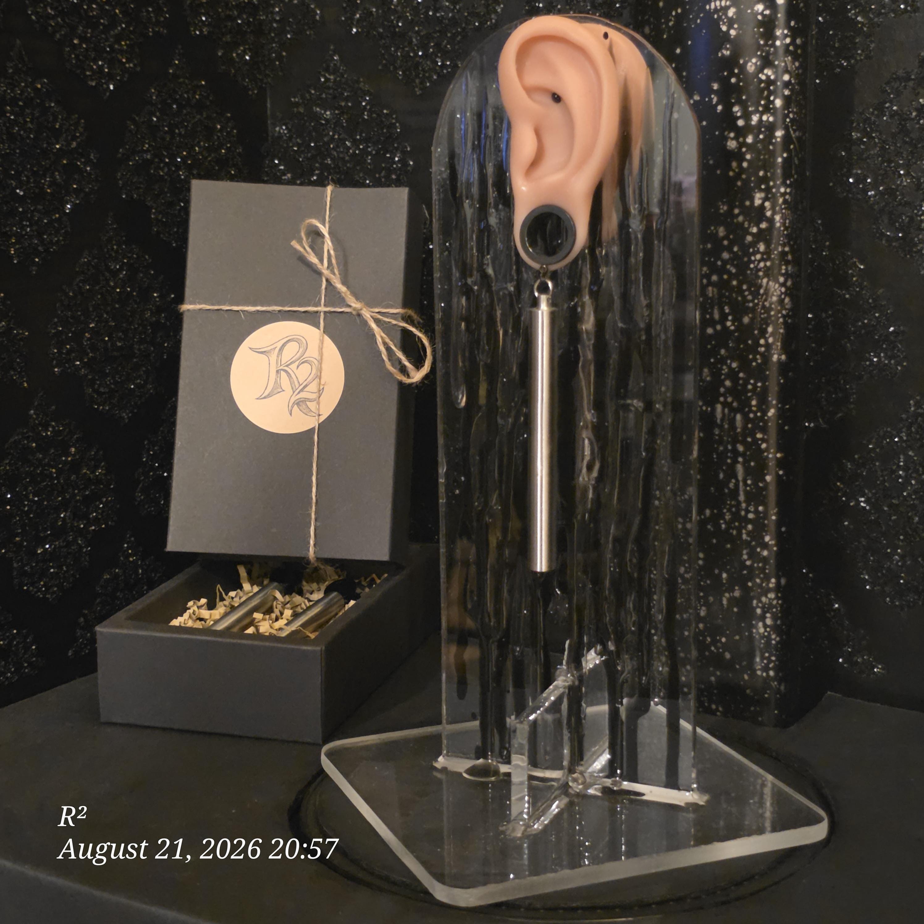 Stash-A-Smoke Dangle Plug Earrings by R²